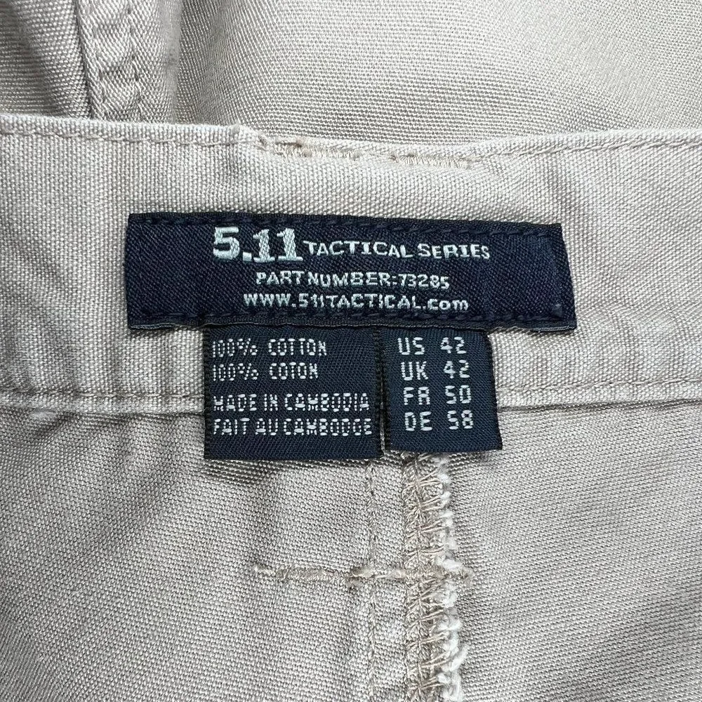 5.11 Tactical Shorts‎ Men's Size 42 Tan 9